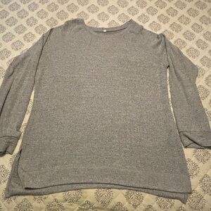 Cozy Gray Long Sleeve Sweater
